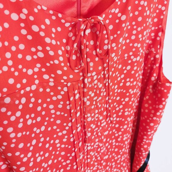 Anthropologie Hi There by Karen Walker Polka Dot Dress Anthropologie 14 Retro - Picture 13 of 13